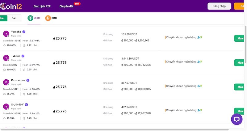 XO88 Giới thiệu 3 sàn mua bán, đổi USDT qua VND tại cổng game Xo88